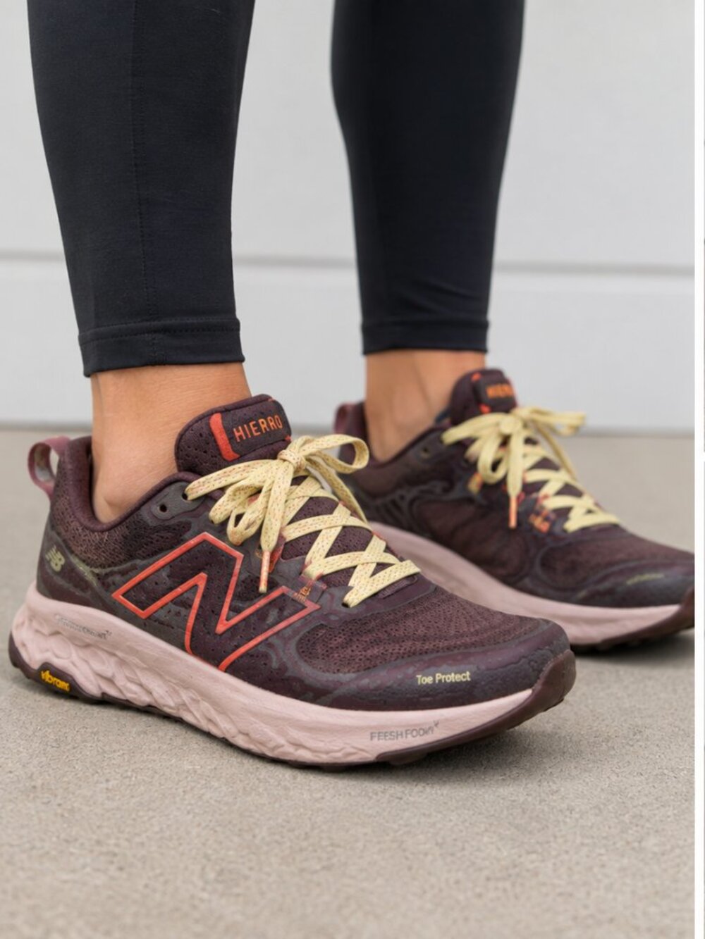 New Balance Fresh Foam X Hierro v8 Women’s Trail Shoes Size 7 Brown Orange
